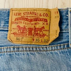 Levi's Jeans - Heavily Distressed Levi’s 501 Levi's Jeans - Heavily Distressed Levi’s 501